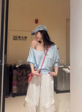 【婷子定制】150小个子夏款微透宽松慵懒风U领蝙蝠袖防晒罩衫E182