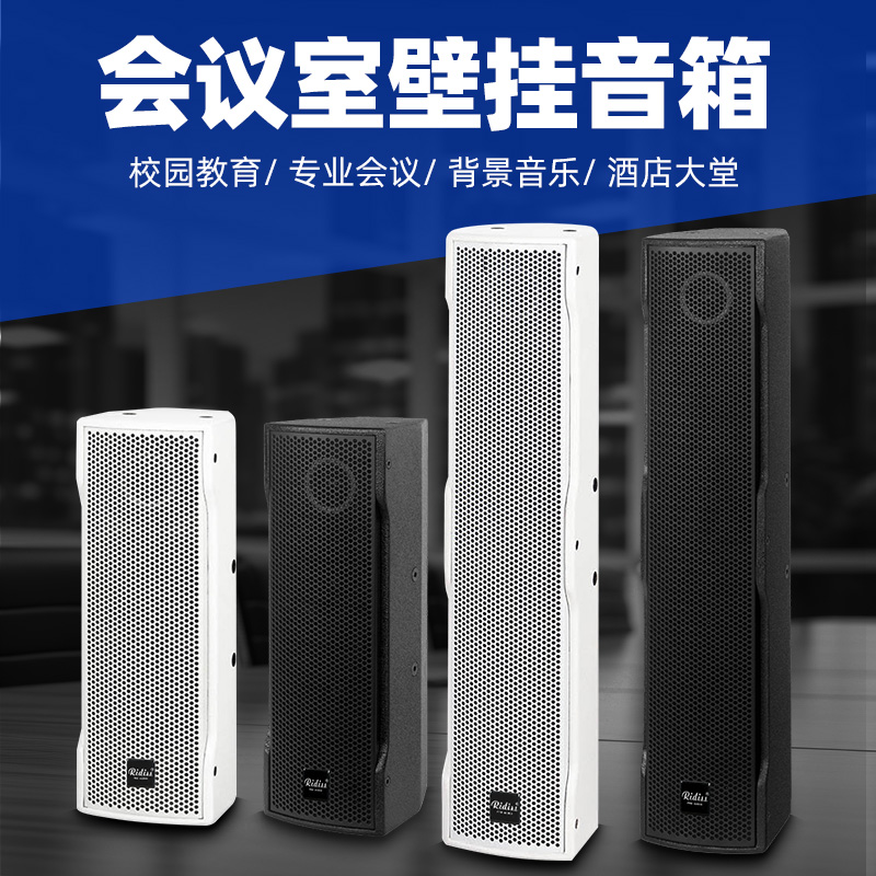 4.5寸多功能厅音柱音箱会议室教学演讲舞蹈室内壁挂音响广播系统