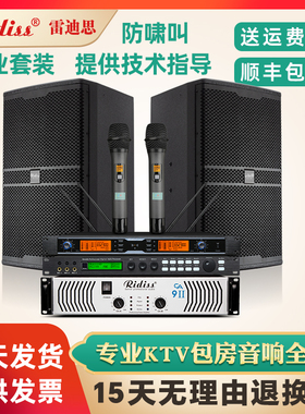 Ridiss 专业KTV包房音响全套舞蹈家用沐足K歌健身房别墅影音娱乐