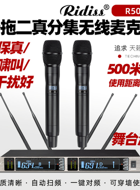Ridiss R-500 话筒500米 黑色 480*185*45MM
