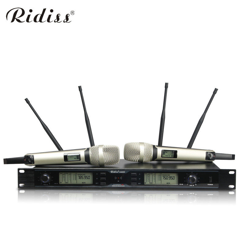 SKM9000一拖二拖四U段无线调频麦克风家用K歌KTV演出会议鹅颈话筒