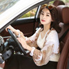 Sunscreen shawl women's summer thin chiffon with a small silk scarf all-match short jacket sleeves driving and cycling artifact