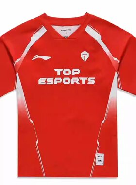 李宁男女2026夏季新 LPL 2025赛季TES战队炫彩队服短袖T恤ATSU707