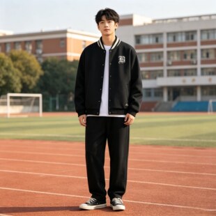李宁外套夹克男士2026春季新款反伍系列时尚加绒保暖开衫AJDV003