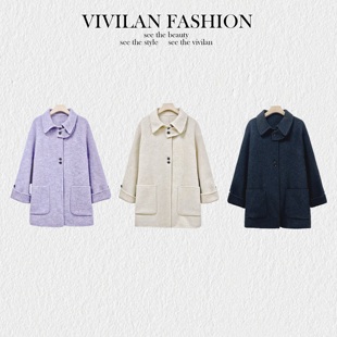 【专柜买手珠珠】【雪国情书】双面羊绒！时髦没终点~1050g