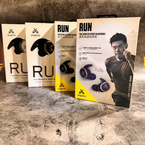 罗技 捷伯德/JayBird RUN真无线蓝牙跑步耳机运动入耳耳塞降噪豆