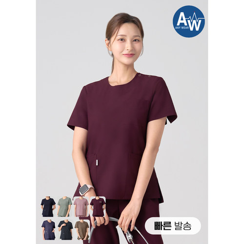 GOOD.U韩国优医服进口AW318手术服口腔医美整形美容医院刷手衣女