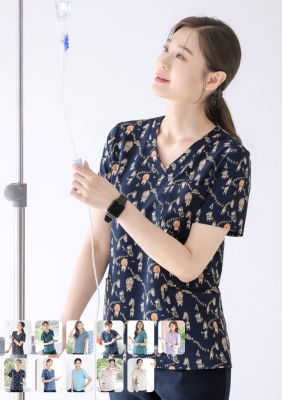 韩国进口儿科医院宠物医院工作服