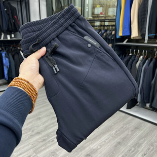 断码处理小码系带抽绳加绒加厚休闲裤保暖长裤子复合面料微弹长裤