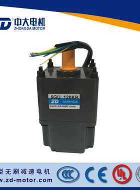 Z5BLD90-24GU-5GU120KB供刷卡自动门 感应门微型直流齿轮减速电机