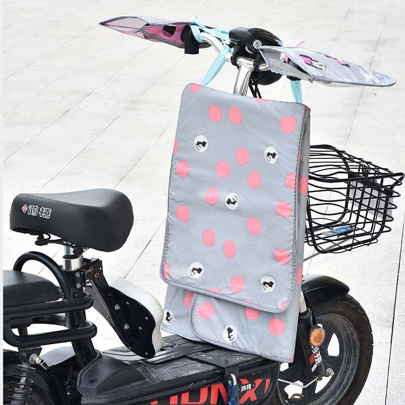 电动车夏季挡风被普通款挡腿小型分体电瓶车遮阳防水挡风罩