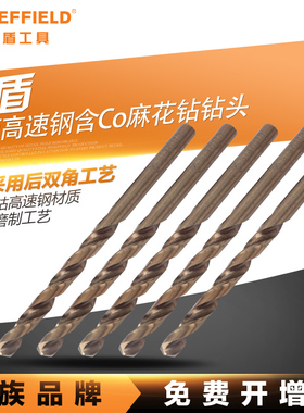 钢盾S137001 直柄高速钢含Co麻花钻钻头电钻钻头3.0mm/5.0一支价