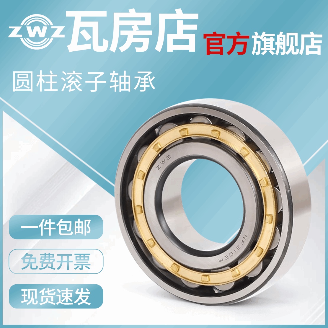 ZWZ瓦房店NF1006/NF1007/NF1008/NF1009/NF1010/NF1011EM圆柱滚子