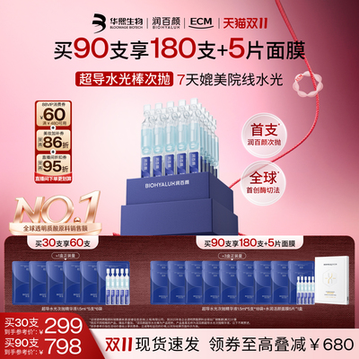 润百颜超导水光棒次抛精华液修护ECM玻色因烟酰胺补水保湿弹嫩