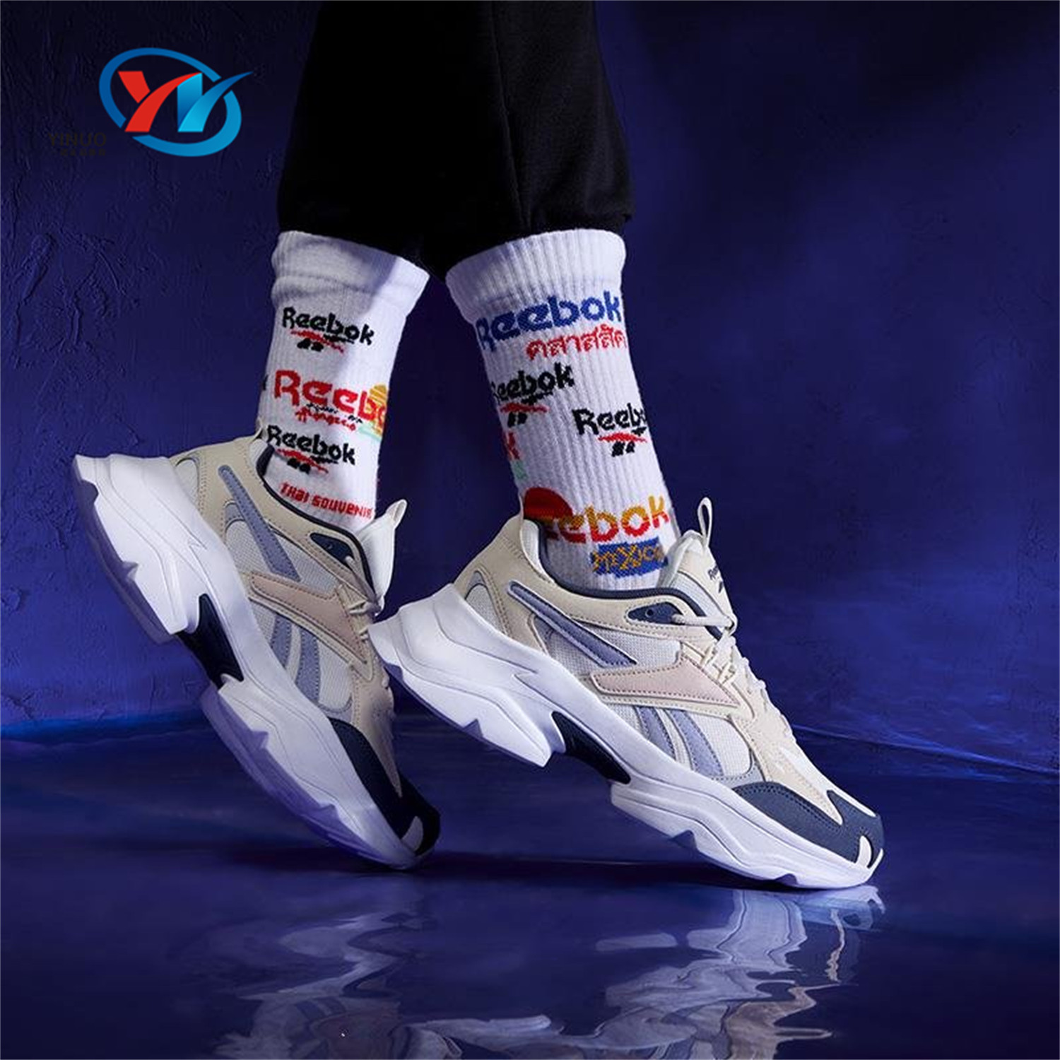 Reebok锐步BRIDGE 4男女运动休闲老爹鞋  G57650 G57651 G5765