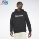 Reebok锐步男子HOOD基础LOGO款 百搭卫衣GR8475 纯色运动休闲经典