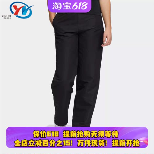阿迪达斯女子高腰直筒长裤