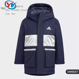 阿迪达斯儿童保暖连帽羽绒服
