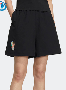 Adidas/阿迪达斯 三叶草 女子宽松透气运动休闲短裤 HR3477 3478