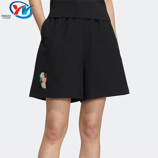 HR3477 Adidas 女子宽松透气运动休闲短裤 三叶草 3478 阿迪达斯