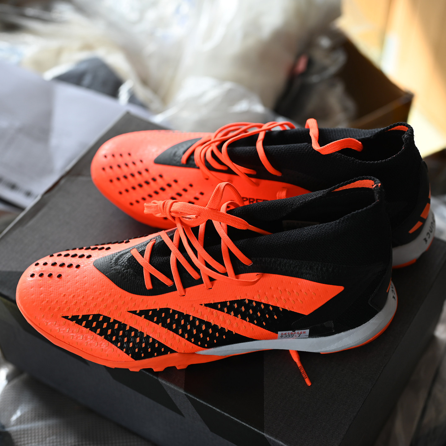 Adidas/阿迪达斯 猎鹰TF碎钉 男子人草防滑耐磨运动足球鞋 GW4634