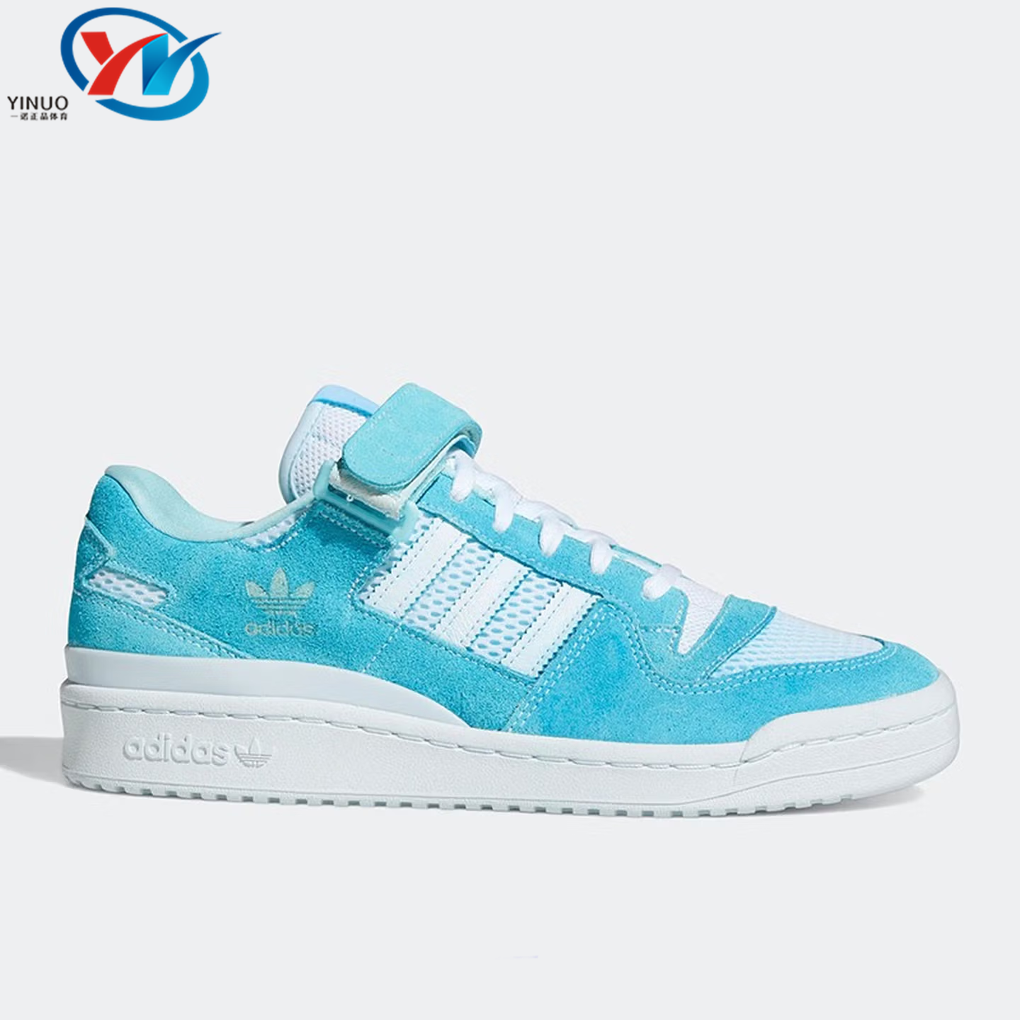 阿迪达斯三叶草男女魔术贴板鞋