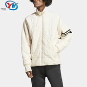 男子立领宽松运动保暖棉服夹克 三叶草 HS1581 阿迪达斯 Adidas