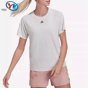 Adidas/阿迪达斯 女子宽松透气运动休闲短袖T恤 HI3968 HS4244