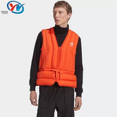 男女防风保暖运动休闲棉背心马甲 三叶草 HM6750 阿迪达斯 Adidas