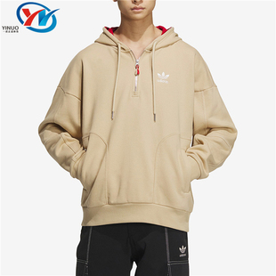 卫衣 HY7282 阿迪达斯三叶草米菲合作男女休闲连帽套头衫 Adidas