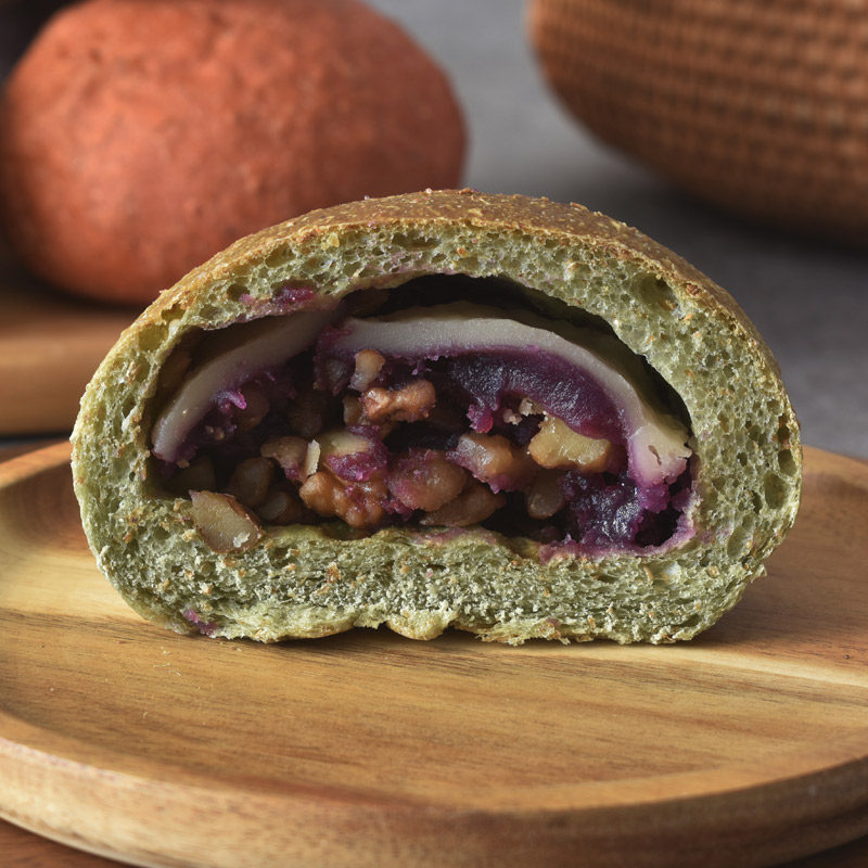 全麦麻薯核桃欧包120g 学生宿舍健身健康主食代早餐面包欣小焙