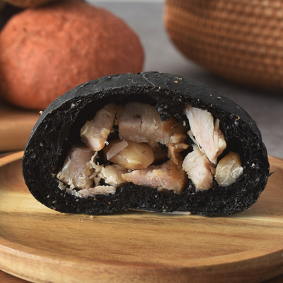 欣小焙全麦欧包手作鸡肉贝果面包