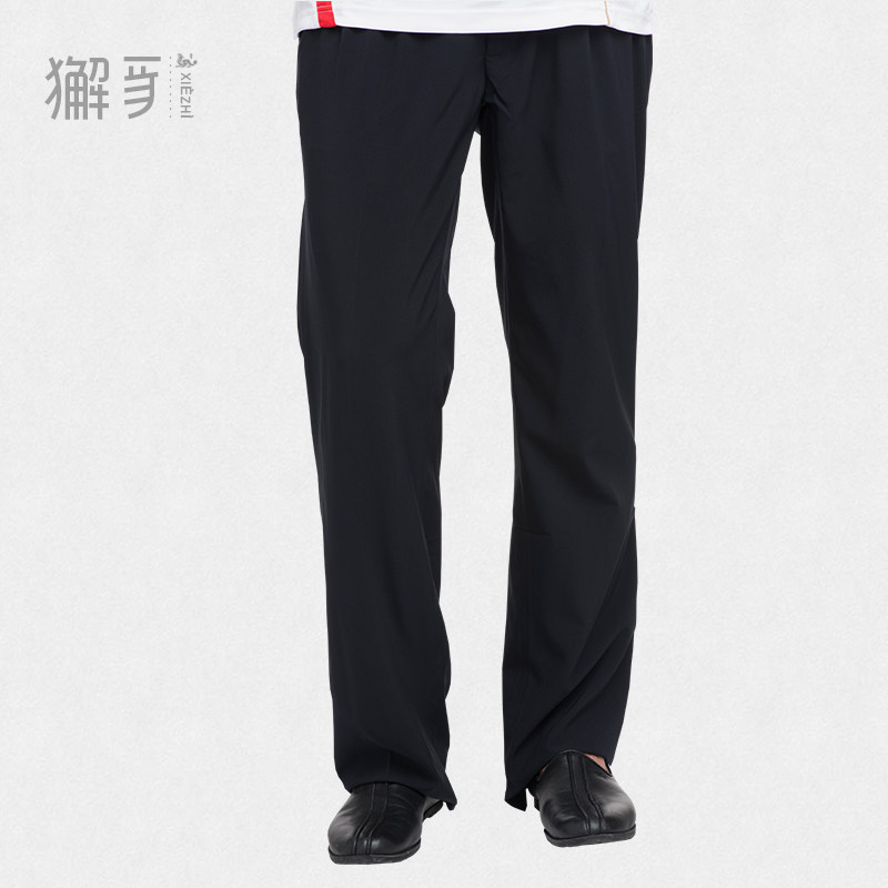 獬豸服饰 春夏弹性超薄西裤 武术教练练功培训宽松弹性运动服裤子