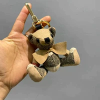 Подвеска, школьный рюкзак, брелок, плащ, плюшевая кукла, ключи от машины для влюбленных с застежкой, с медвежатами