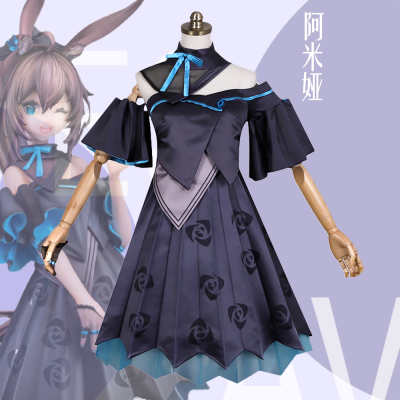 明日方舟阿米娅庆典时光cos服女