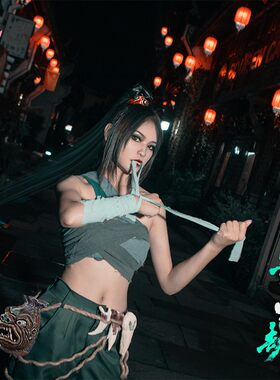 动漫白蛇2小青古装青蛇劫起cos服