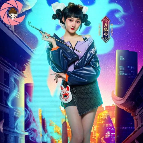 关晓彤青蛇劫起宝青坊主cos服装