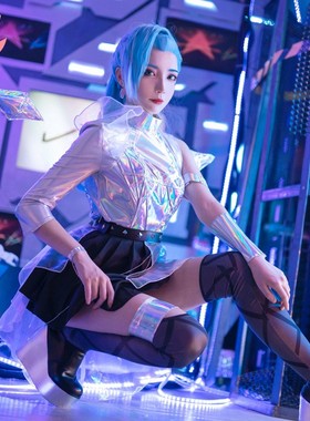 LOL英雄联盟cos服kda女团萨勒芬妮最终形态cosplay服装假发鞋全套