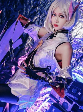王者荣耀COS衣服女刺客东方镜COSPLAY假发鞋子全套装动漫古风