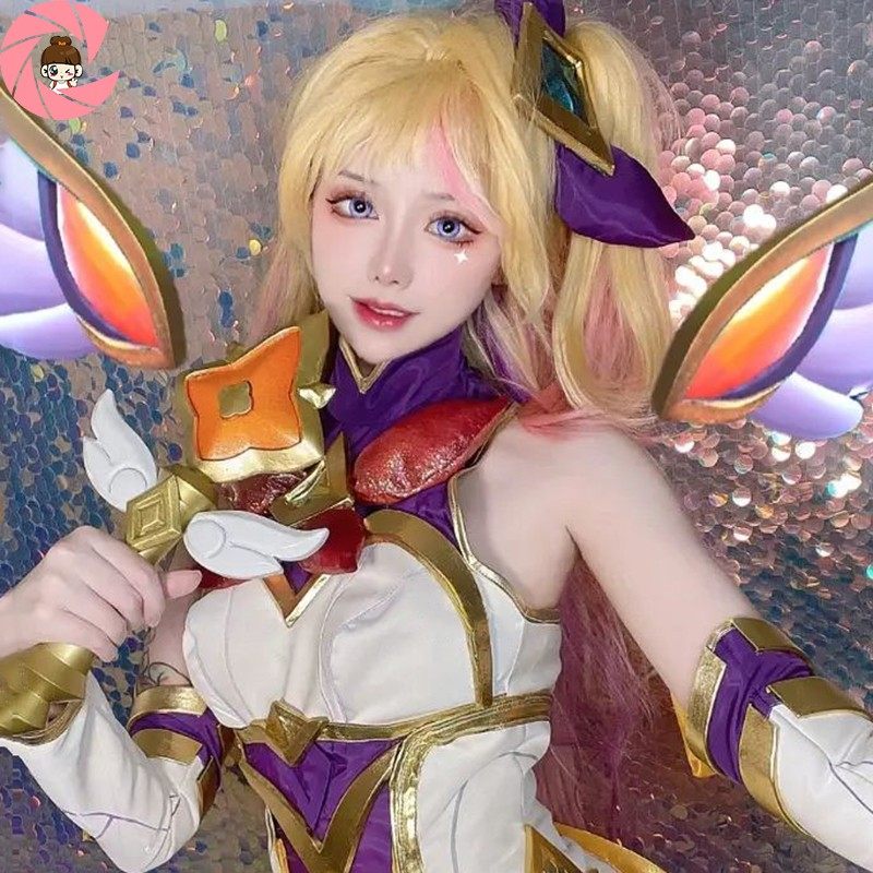 英雄联盟cosplaylol星之守护者萨勒芬妮cos服鞋游戏动漫打歌服女
