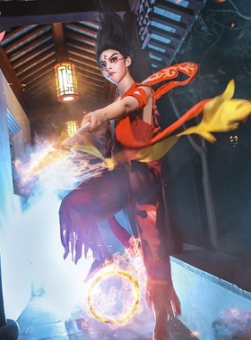 哪吒cos服哪咤敖丙演出服动漫成人儿童cosplay假发项圈男女全套装