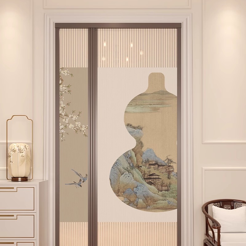 防蚊门帘夏季入户门金刚网纱帘卧室家用纱窗磁吸免打孔纱门隔断窗