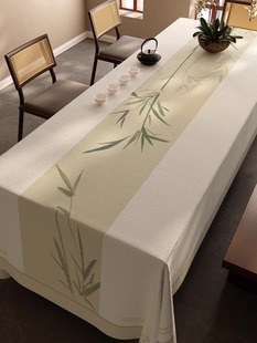 新中国风台布茶几坐垫禅宗台布可及豪华高端中国风茶艺亚麻餐桌咖