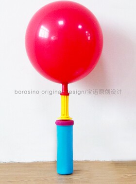 BOROSO宝诺品牌手动气球打气筒电动充吹气泵机携式充气球工具B102