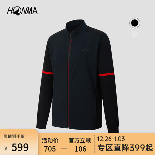 HONMA男式拉链外套高尔夫