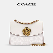【国内现货】COACH/蔻驰Parker18山茶花链条包经典复古单肩斜挎包