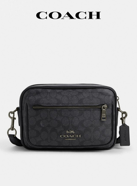 【国内现货】COACH/蔻驰Elias邮差包男款经典老花潮流单肩斜挎包