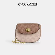 【官方授权】COACH/蔻驰Turnlock复古旋锁小包链条单肩斜挎包女款