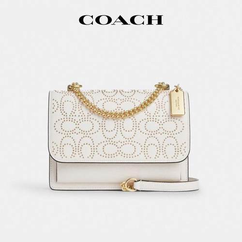 COACH/蔻驰Klare纯色风琴链条包