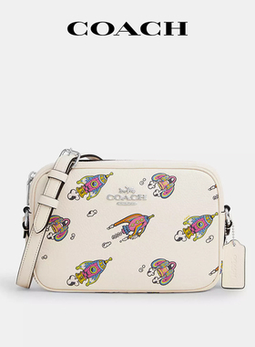 【国内现货】COACH/蔻驰Jamie22卡通印花相机包女款单肩斜挎包